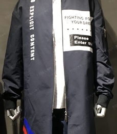 市场上装-中长外套-（实拍）休闲男装中长外套