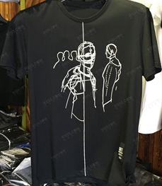 市场上装-T恤-（实拍）休闲男装t恤