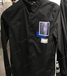 市场上装-衬衫-（实拍）休闲男装衬衫