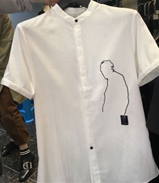 市场上装-衬衫-（实拍）休闲男装衬衫