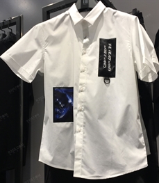 市场上装-衬衫-（实拍）休闲男装衬衫