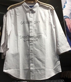 市场上装-衬衫-（实拍）时尚男装衬衫