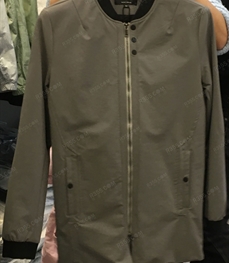 市场上装-中长外套-（实拍）时尚男装中长外套