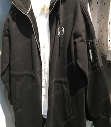 市场上装-中长外套-（实拍）时尚男装中长外套