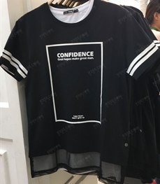 市场上装-T恤-（实拍）休闲男装t恤