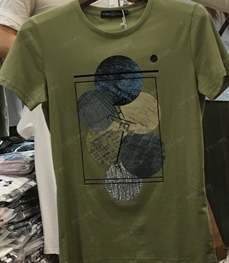 市场上装-T恤-（实拍）时尚男装t恤