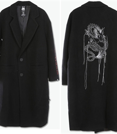 市场上装-中长外套-休闲男装中长外套