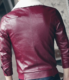 市场上装-皮衣-时尚男装皮衣