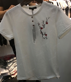 市场上装-T恤-（实拍）时尚男装t恤