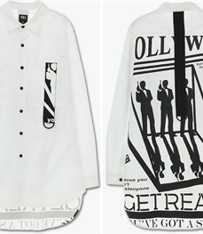 市场上装-衬衫-休闲男装衬衫