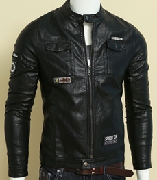 市场上装-皮衣-时尚男装皮衣