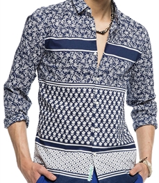 市场上装-衬衫-时尚男装衬衫