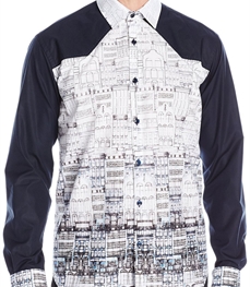 市场上装-衬衫-时尚男装衬衫