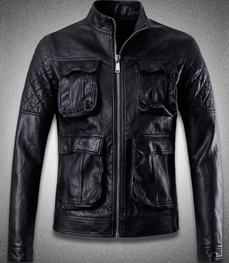 市场上装-皮衣-时尚男装皮衣