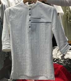 市场上装-衬衫-（实拍）时尚男装衬衫