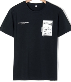 市场上装-T恤-休闲男装t恤