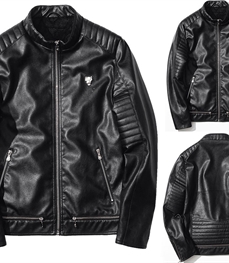 市场上装-皮衣-休闲男装皮衣