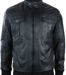 市场上装-皮衣-时尚男装皮衣