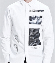 市场上装-衬衫-时尚男装衬衫