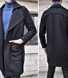市场上装-中长外套-时尚男装中长外套