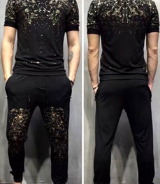 市场上装-套装-休闲男装套装