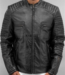 市场上装-皮衣-时尚男装皮衣