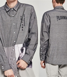 市场上装-衬衫-时尚男装衬衫