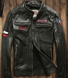市场上装-皮衣-时尚男装皮衣