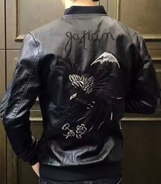 市场上装-皮衣-时尚男装皮衣