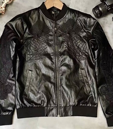 市场上装-皮衣-时尚男装皮衣