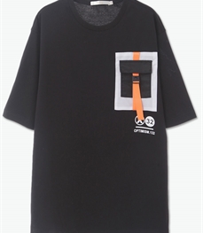 市场上装-T恤-休闲男装t恤