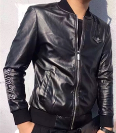 市场上装-皮衣-时尚男装皮衣