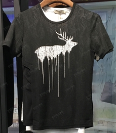 市场上装-T恤-（实拍）休闲男装t恤