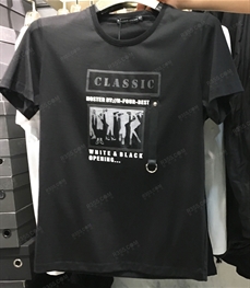 市场上装-T恤-（实拍）休闲男装t恤