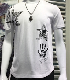 市场上装-T恤-（实拍）休闲男装t恤