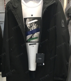 市场上装-中长外套-（实拍）休闲男装中长外套