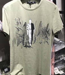 市场上装-T恤-（实拍）时尚男装t恤