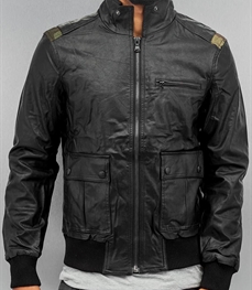 市场上装-皮衣-时尚男装皮衣