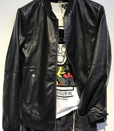 市场上装-皮衣-时尚男装皮衣