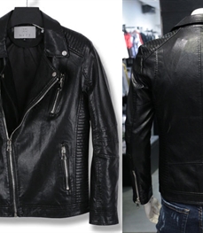 市场上装-皮衣-时尚男装皮衣