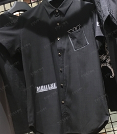 市场上装-衬衫-（实拍）休闲男装衬衫