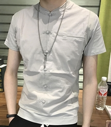 市场上装-T恤-时尚男装t恤