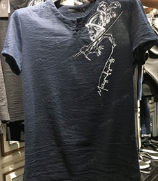 市场上装-T恤-（实拍）时尚男装t恤