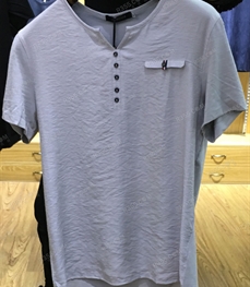 市场上装-T恤-时尚商务T恤【实拍】