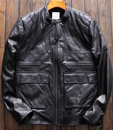 市场上装-皮衣-时尚男装皮衣