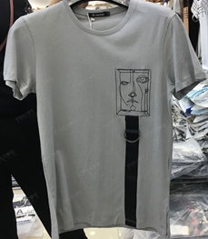 市场上装-T恤-（实拍）时尚男装t恤