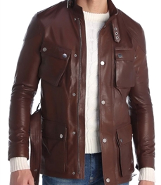 市场上装-皮衣-时尚商务棉服