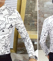 市场上装-衬衫-时尚男装衬衫