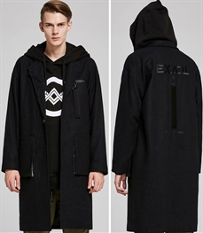 市场上装-中长外套-时尚男装中长外套