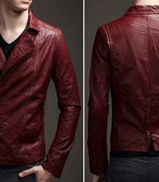 市场上装-皮衣-时尚男装皮衣